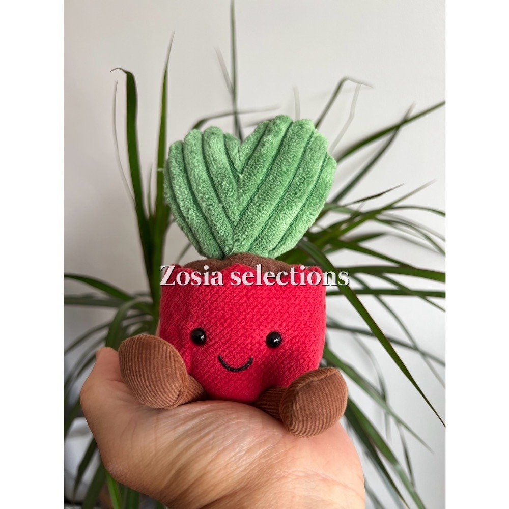🇫🇷法國直送 Jellycat Amuseables Kerrii Cactus ❤️心型仙人掌盆栽娃娃 裝飾盆栽-細節圖7