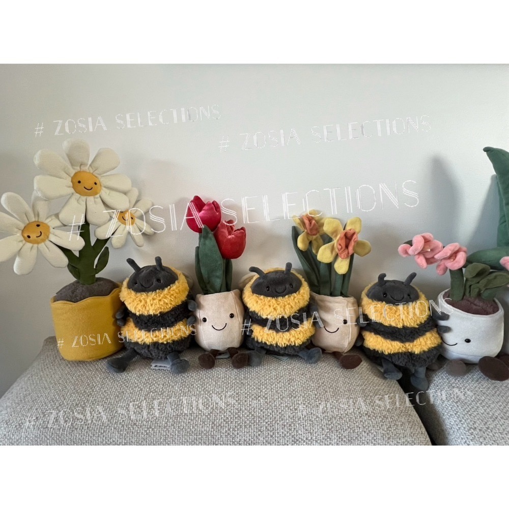 🇫🇷法國直送 Jellycat Amuseables Daisy 白色雛菊盆栽娃娃 娃娃玩偶 裝飾盆栽-細節圖4