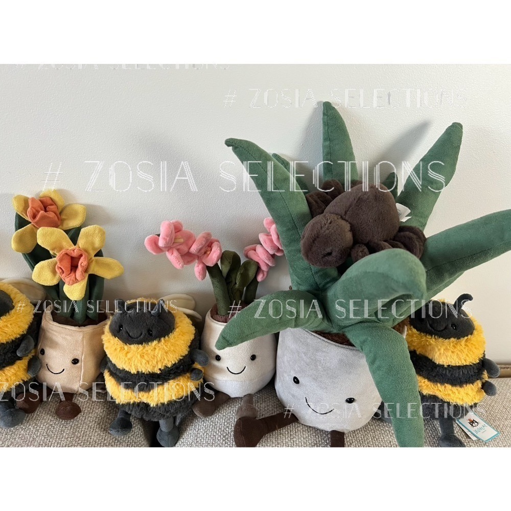 🇫🇷法國直送 Jellycat Amuseables Aloe Vera Big 蘆薈盆栽娃娃 絕版 裝飾盆栽-細節圖2