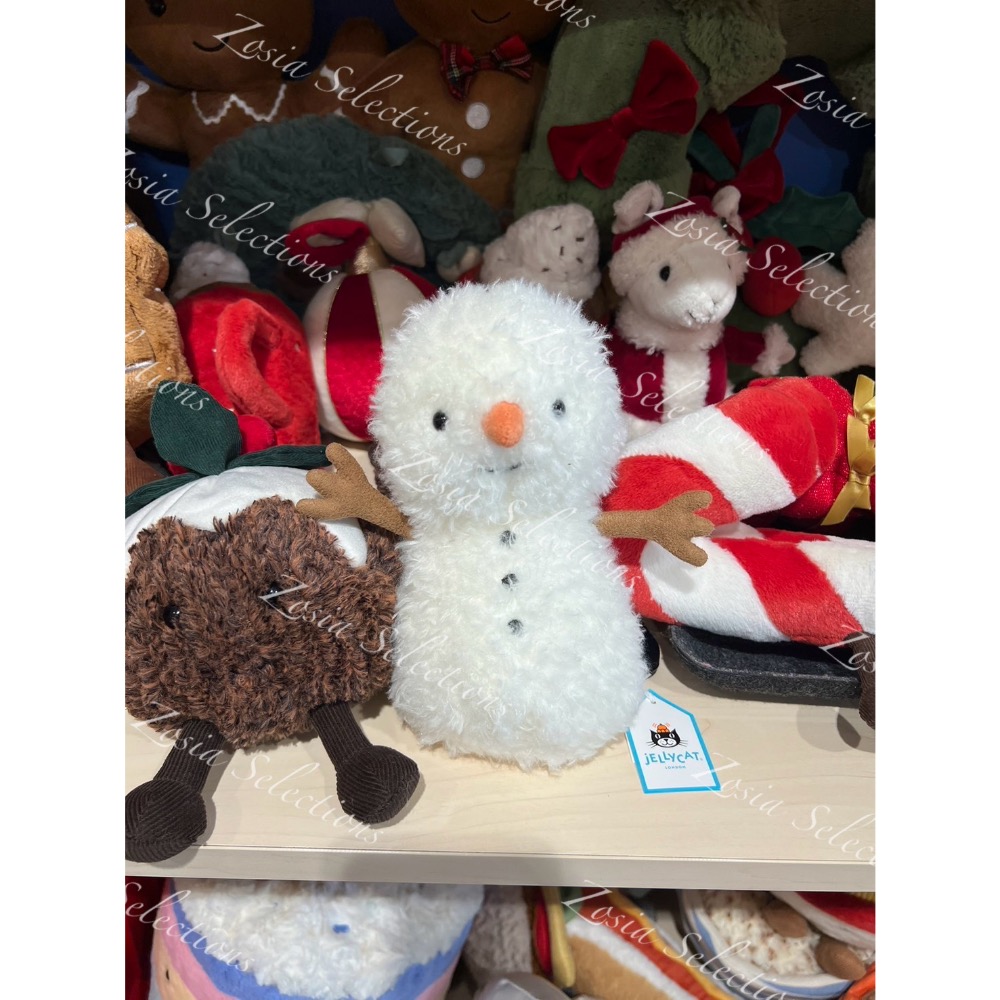 🇫🇷法國直送 Jellycat [ Little系列] 小雪人娃娃 Little Snowman 玩偶娃娃-細節圖2