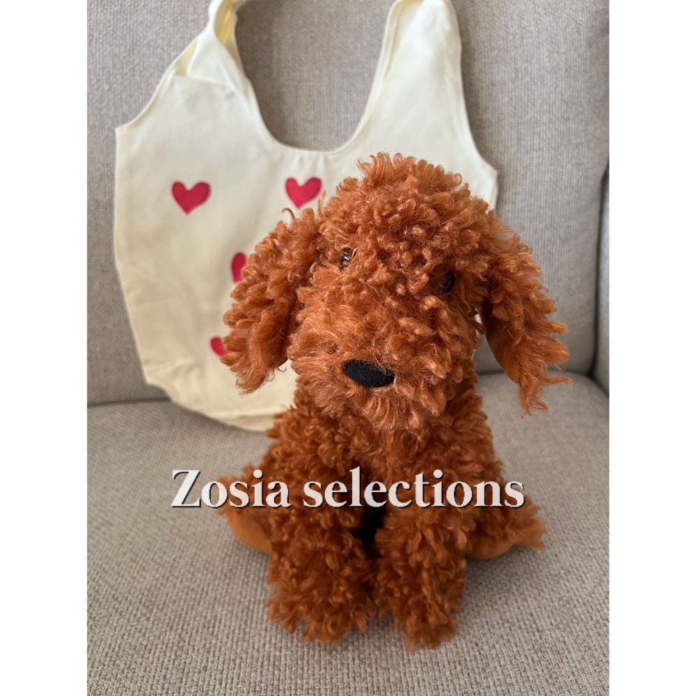 🇫🇷法國直送 Jellycat Cooper Doodle Dog 紅貴賓狗 退休款 絕版娃娃 娃娃玩偶-細節圖2