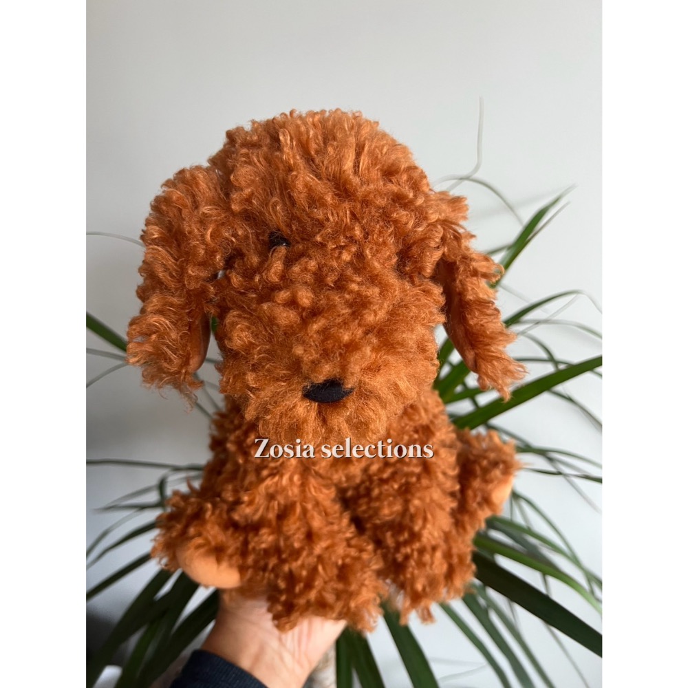 🇫🇷法國直送 Jellycat Cooper Doodle Dog 紅貴賓狗 退休款 絕版娃娃 娃娃玩偶-細節圖3