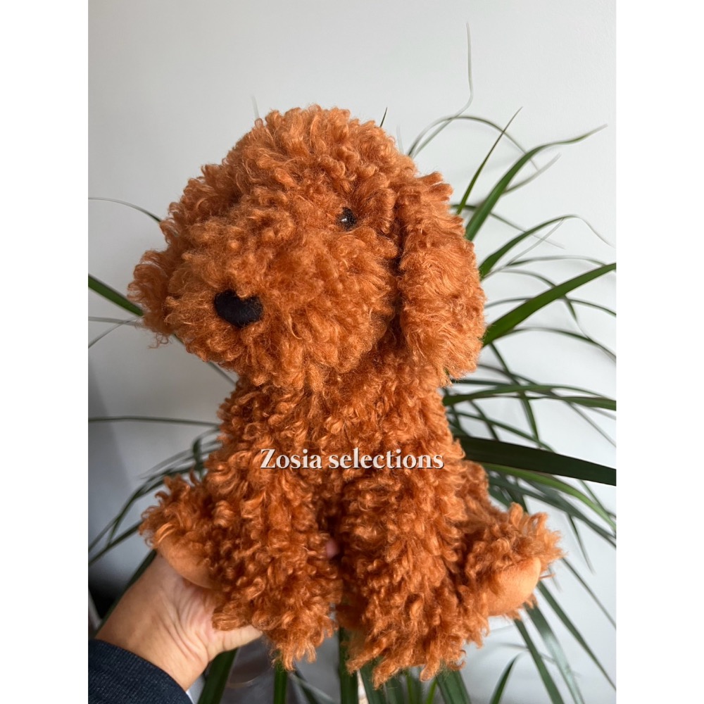 🇫🇷法國直送 Jellycat Cooper Doodle Dog 紅貴賓狗 退休款 絕版娃娃 娃娃玩偶-細節圖4