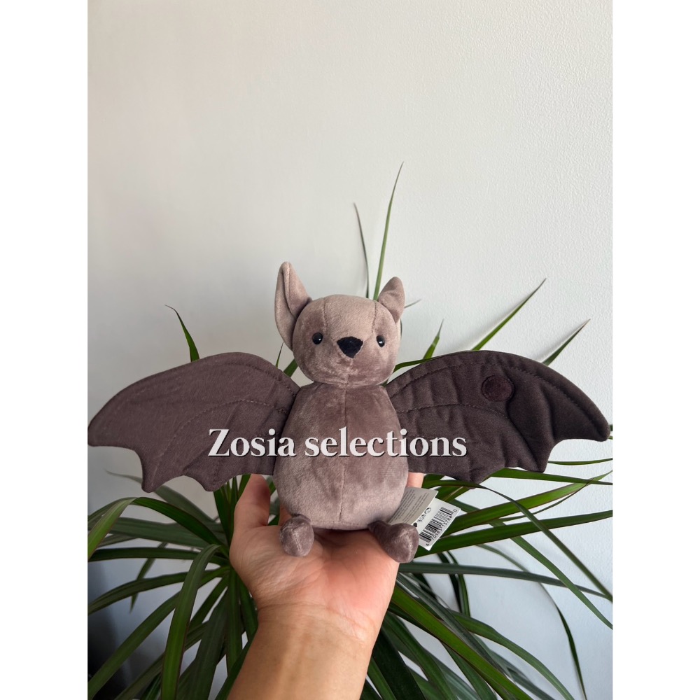 🇫🇷法國直送 Jellycat Wrapabat Brown 棕色蝙蝠 娃娃 翅膀可開闔 玩偶 絕版 退休款-細節圖2