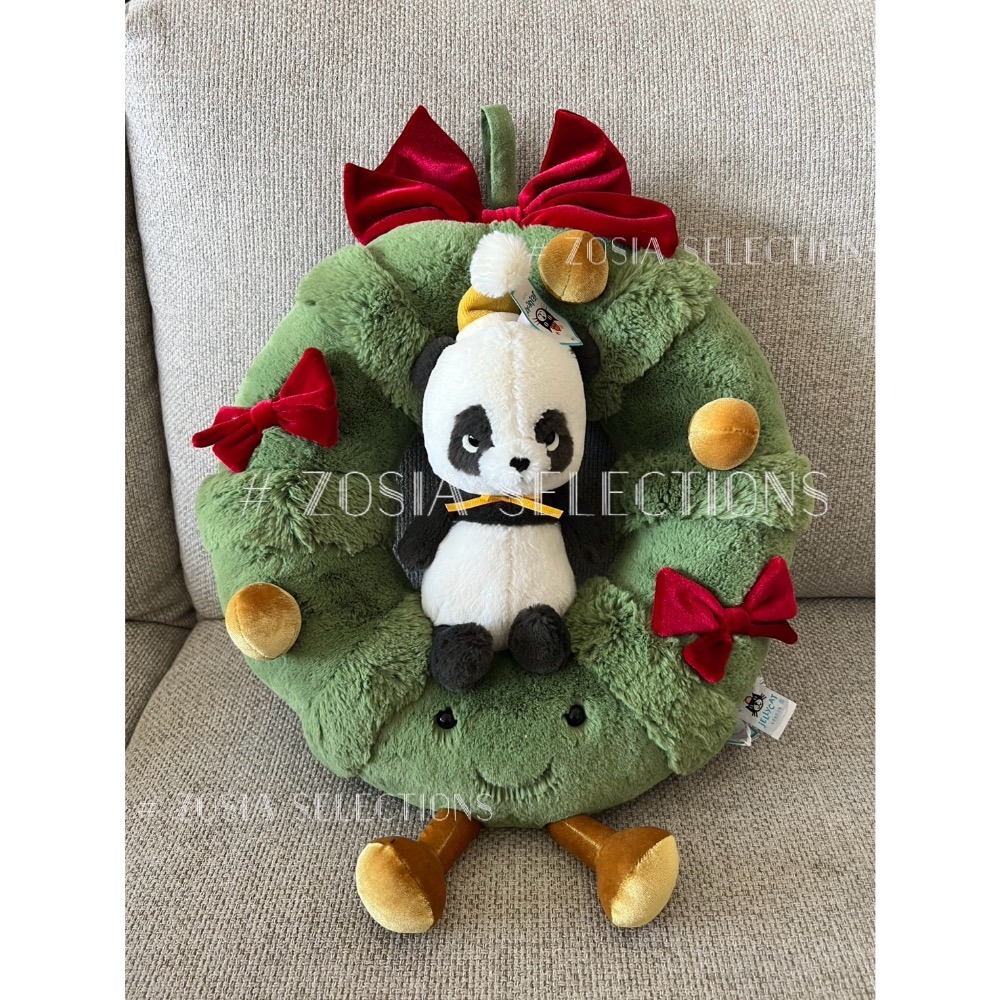 🇫🇷法國直送 Jellycat [動物派對] Jollipop Panda 派對貓熊娃娃 玩偶 絕版 退休款-細節圖7