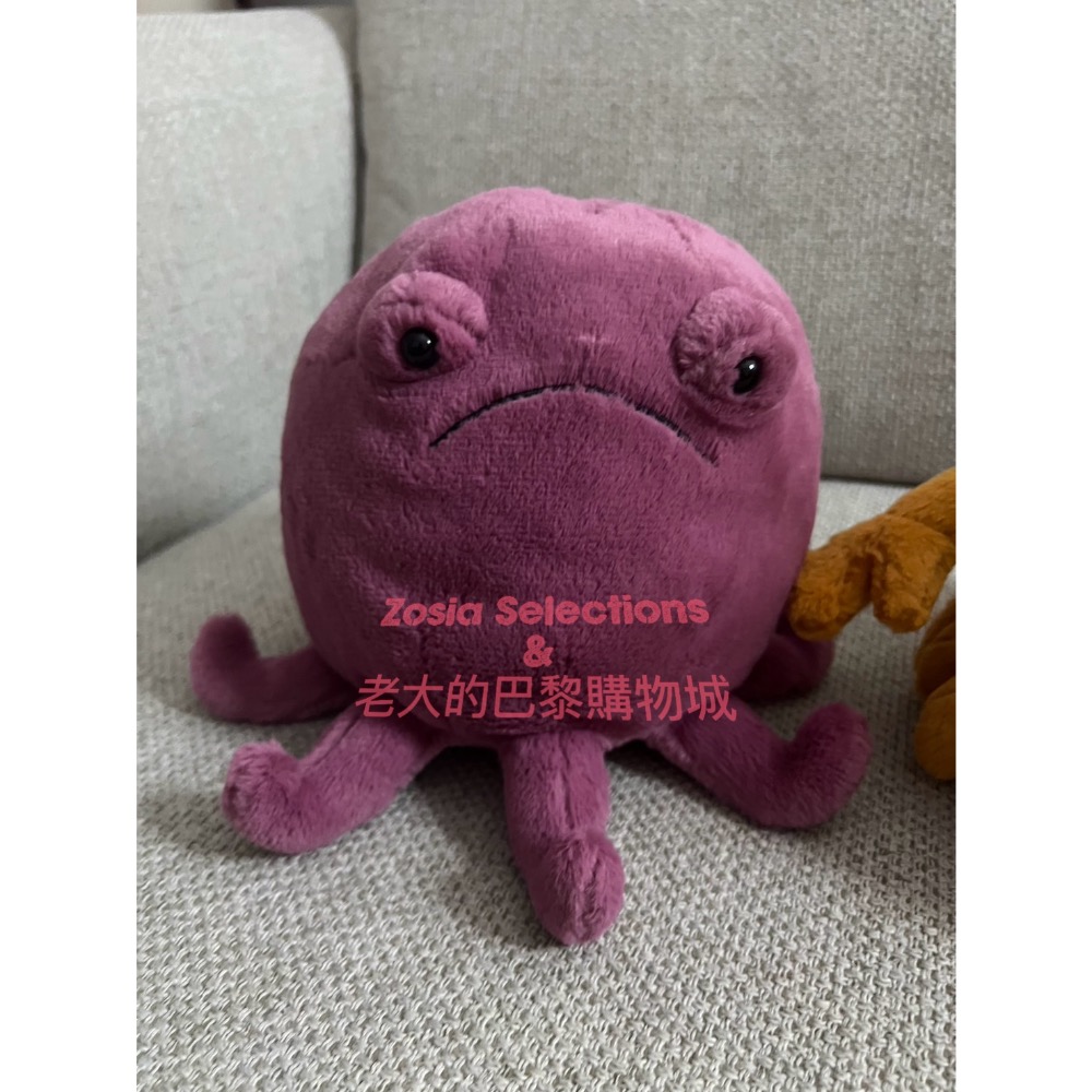 🇫🇷法國直送 Jellycat Ondre Octopus 不開心章魚娃娃 海洋生物 玩偶 絕版 退休款-細節圖2