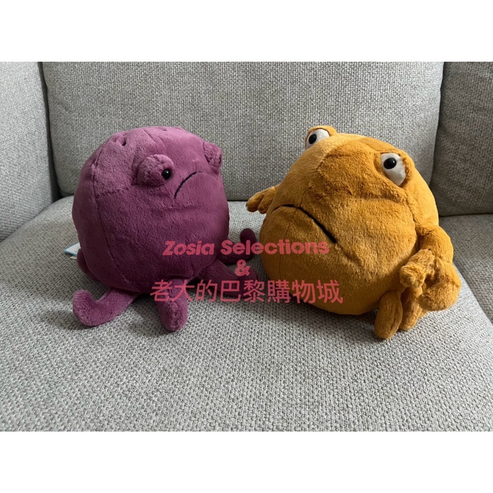 🇫🇷法國直送 Jellycat Chrissie Crab 不開心螃蟹娃娃 海洋生物 玩偶 絕版 退休款-細節圖2