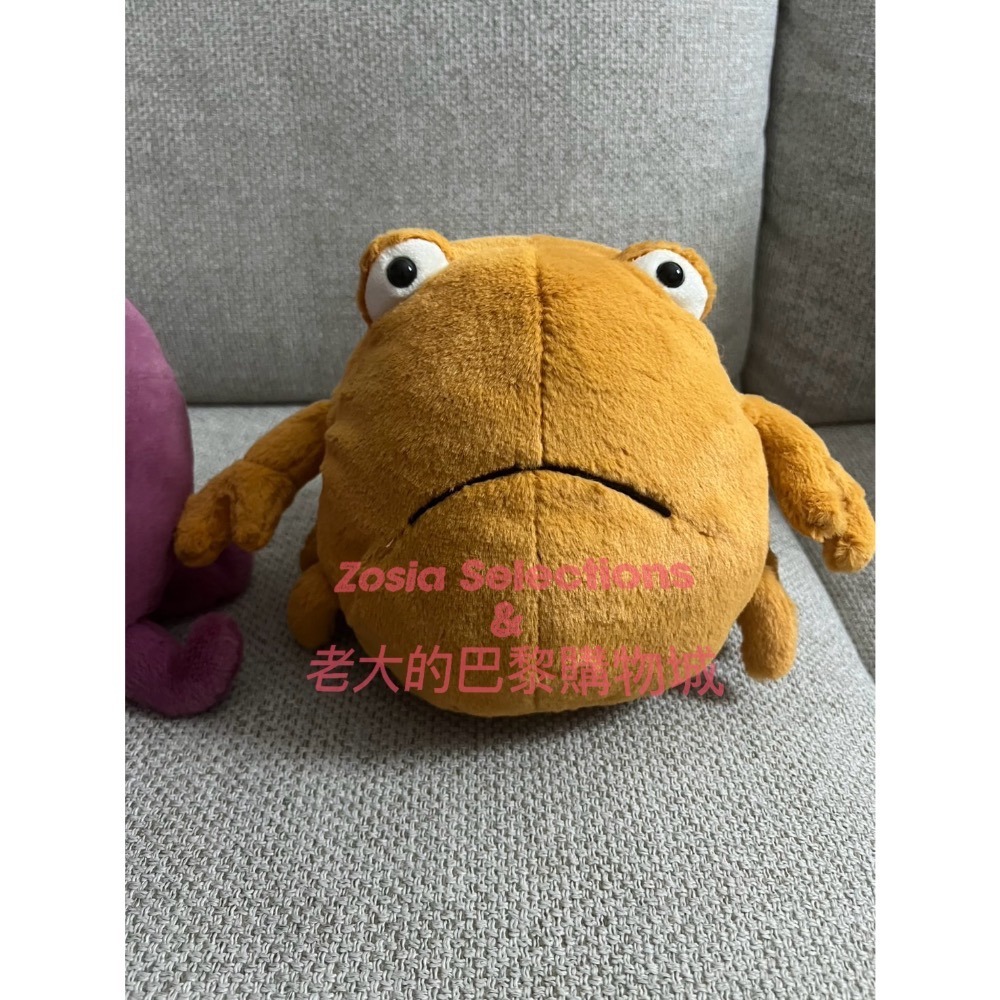 🇫🇷法國直送 Jellycat Chrissie Crab 不開心螃蟹娃娃 海洋生物 玩偶 絕版 退休款-細節圖3