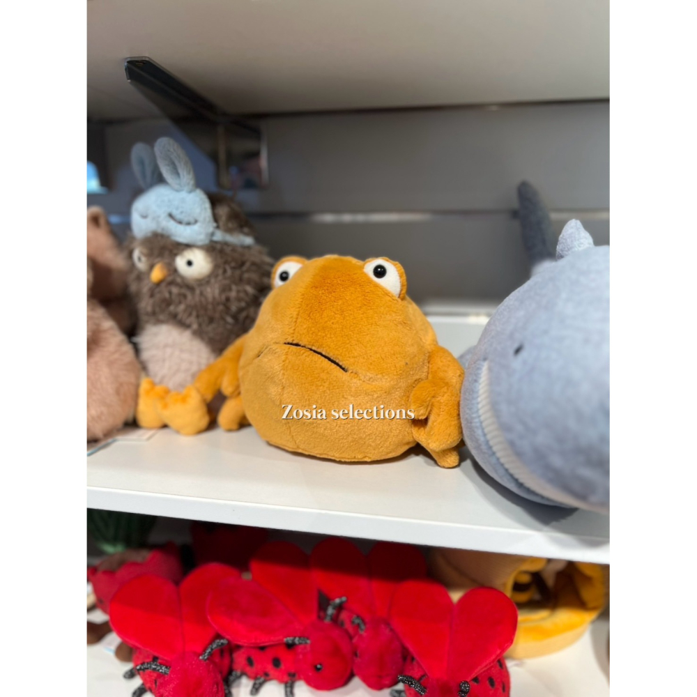 🇫🇷法國直送 Jellycat Chrissie Crab 不開心螃蟹娃娃 海洋生物 玩偶 絕版 退休款-細節圖6