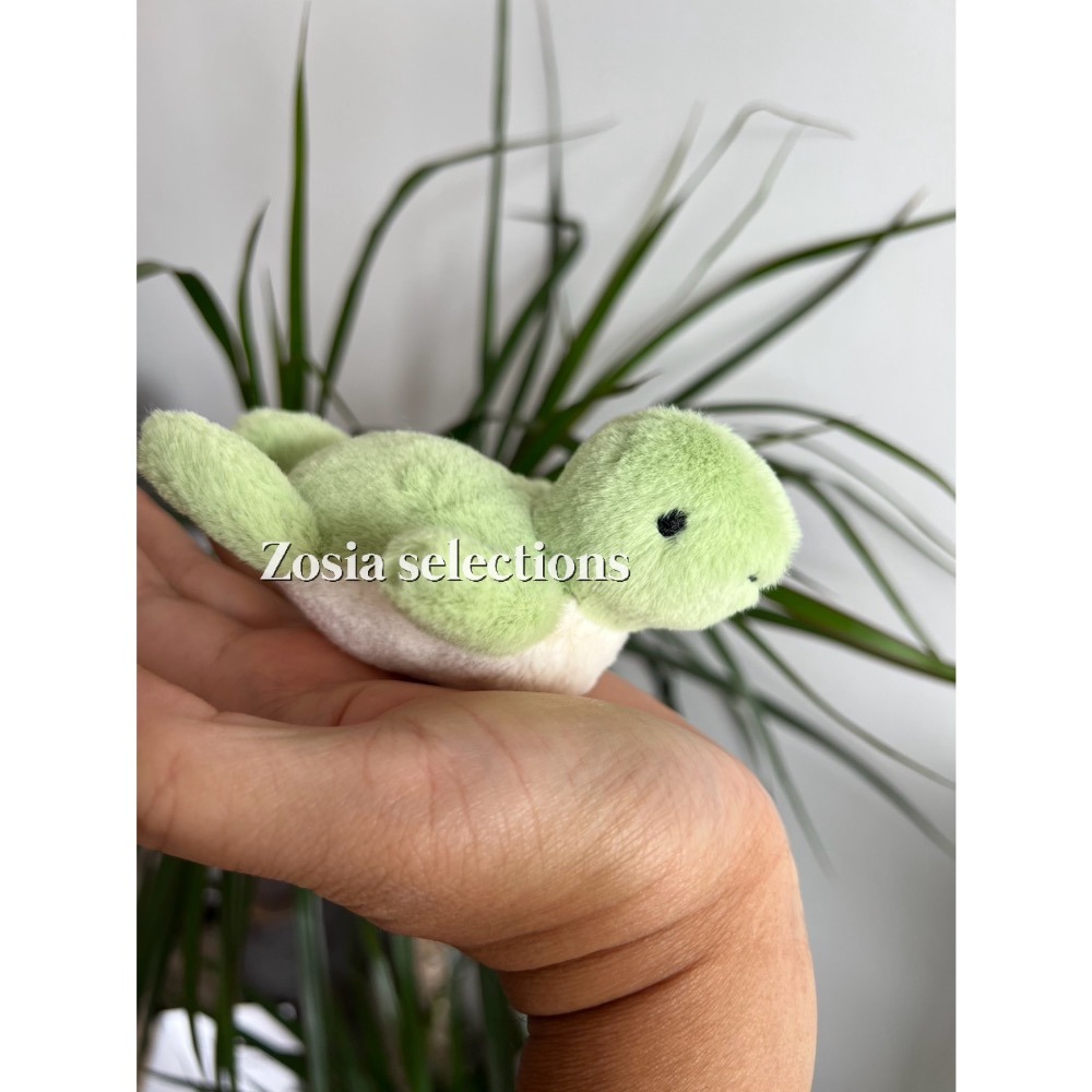 🇫🇷法國直送 Jellycat Fluffy Turtle 小海龜娃娃 海洋生物 玩偶 絕版 退休款-規格圖3