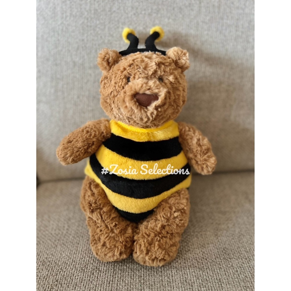 🇫🇷法國直送Jellycat 蜜蜂熊 Bartholomew Bear Bumblebee 巴塞羅熊 絕版 退休款-規格圖3