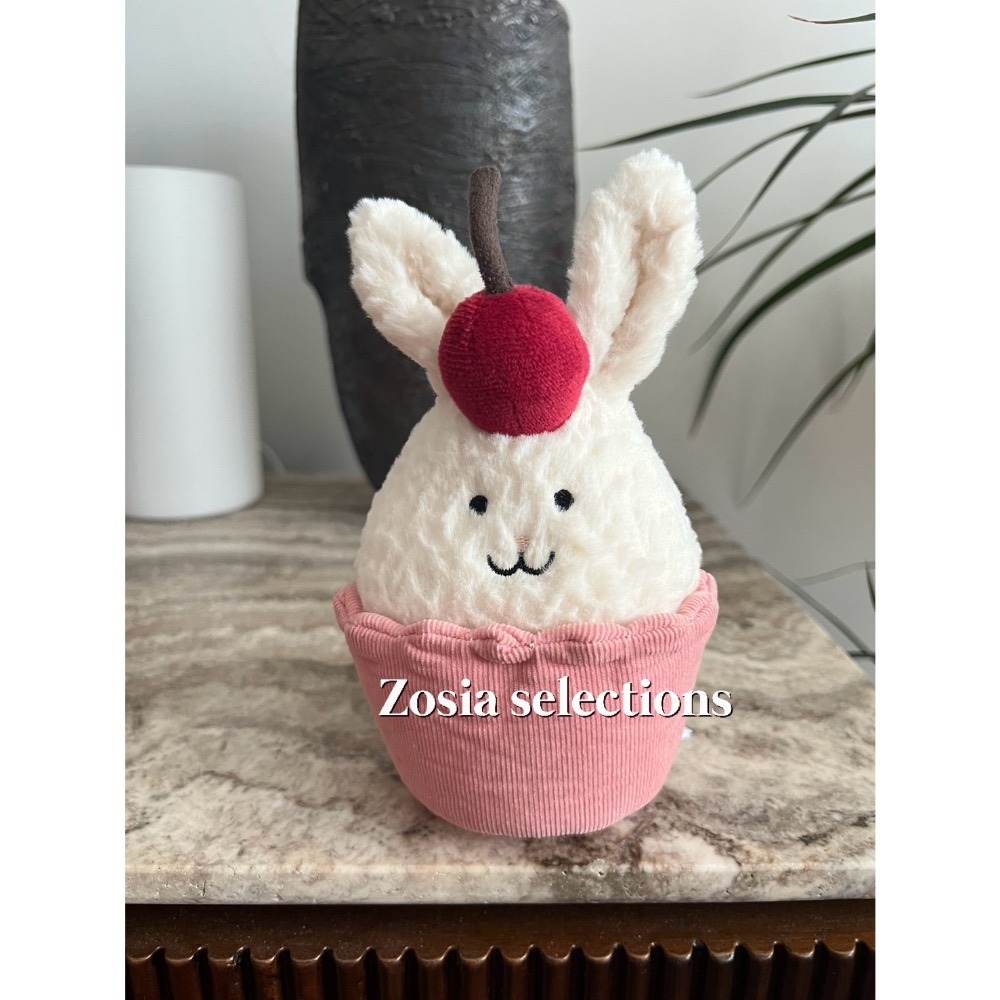 🇫🇷法國直送 Jellycat 兔子杯子蛋糕 娃娃Dainty Dessert Bunny Cupcake 絕版款-規格圖4