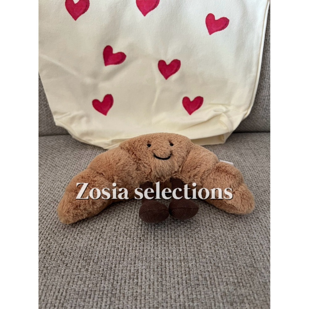 🇫🇷法國直送 Jellycat 可頌麵包娃娃 Amuseables Croissant 可頌玩偶-細節圖2