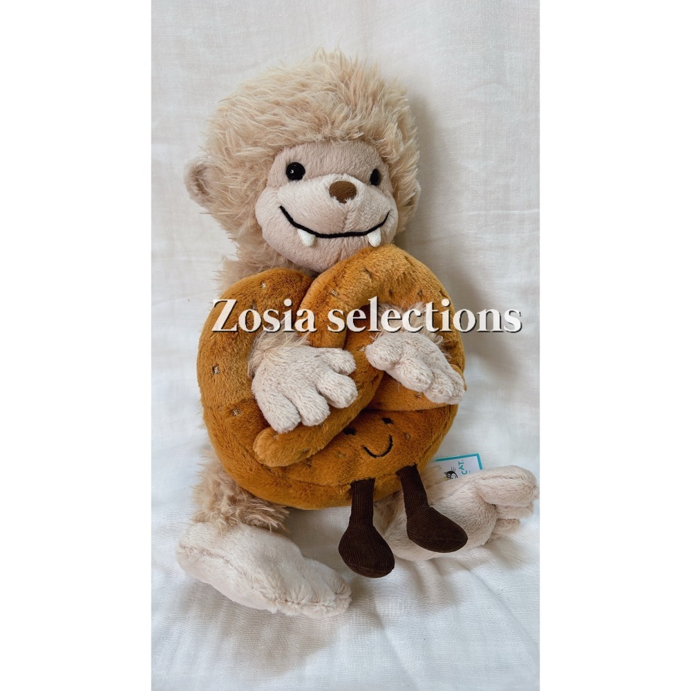 🇫🇷法國直送 Jellycat Amuseables Pretzel 蝴蝶餅 鹼水結娃娃 麵包點心玩偶-細節圖2