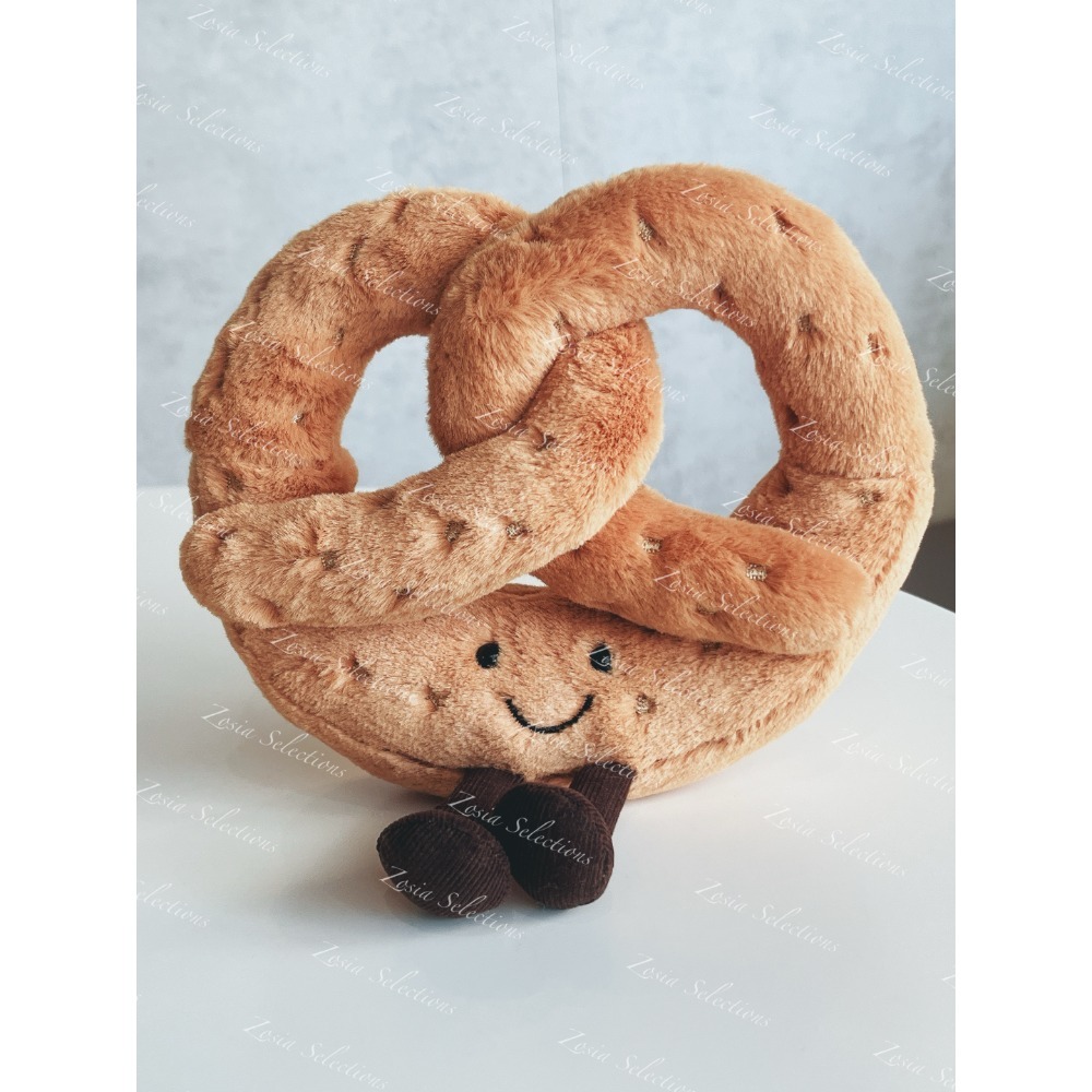 🇫🇷法國直送 Jellycat Amuseables Pretzel 蝴蝶餅 鹼水結娃娃 麵包點心玩偶-規格圖9