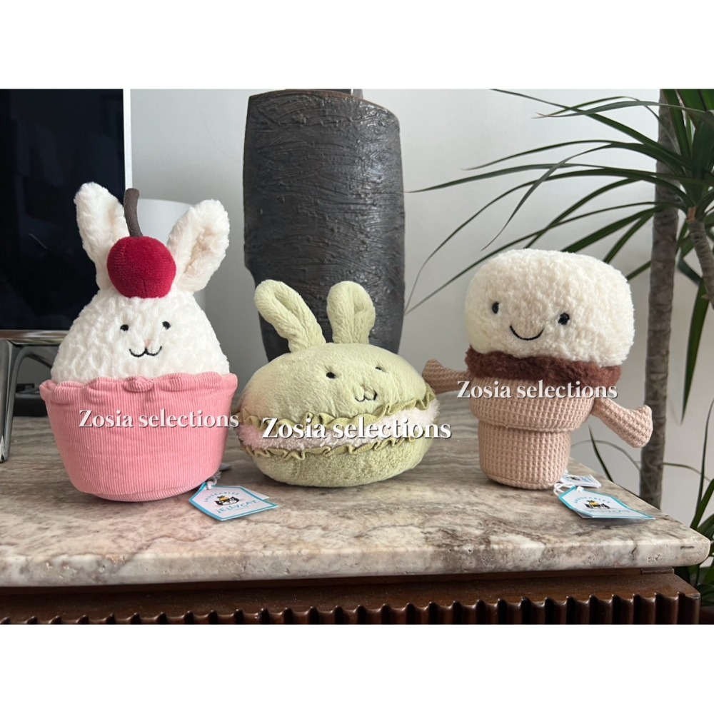🇫🇷法國直送 Jellycat 雙層甜筒娃娃 Amuseables Ice Cream Cone 絕版甜點玩偶-細節圖2