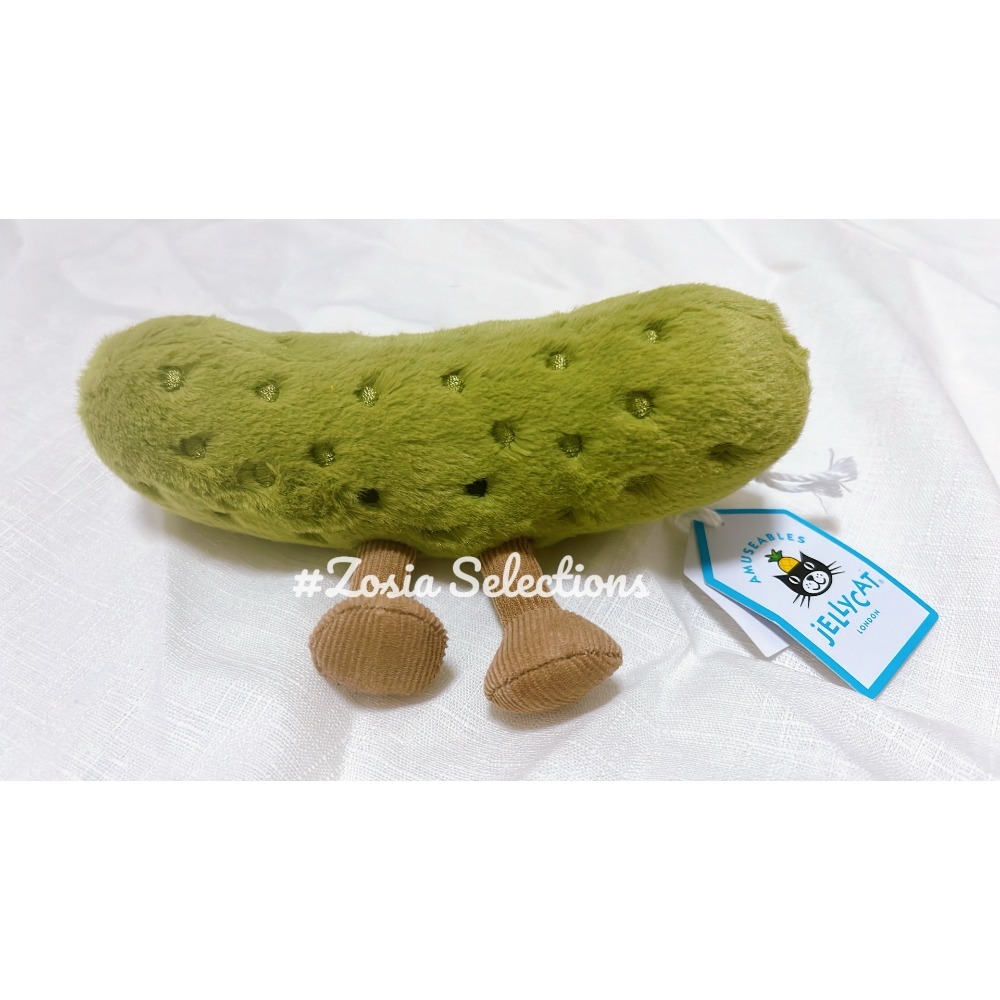 🇫🇷法國直送 Jellycat 酸黃瓜  Amuseables Pickle 醃黃瓜 玩偶娃娃-規格圖3