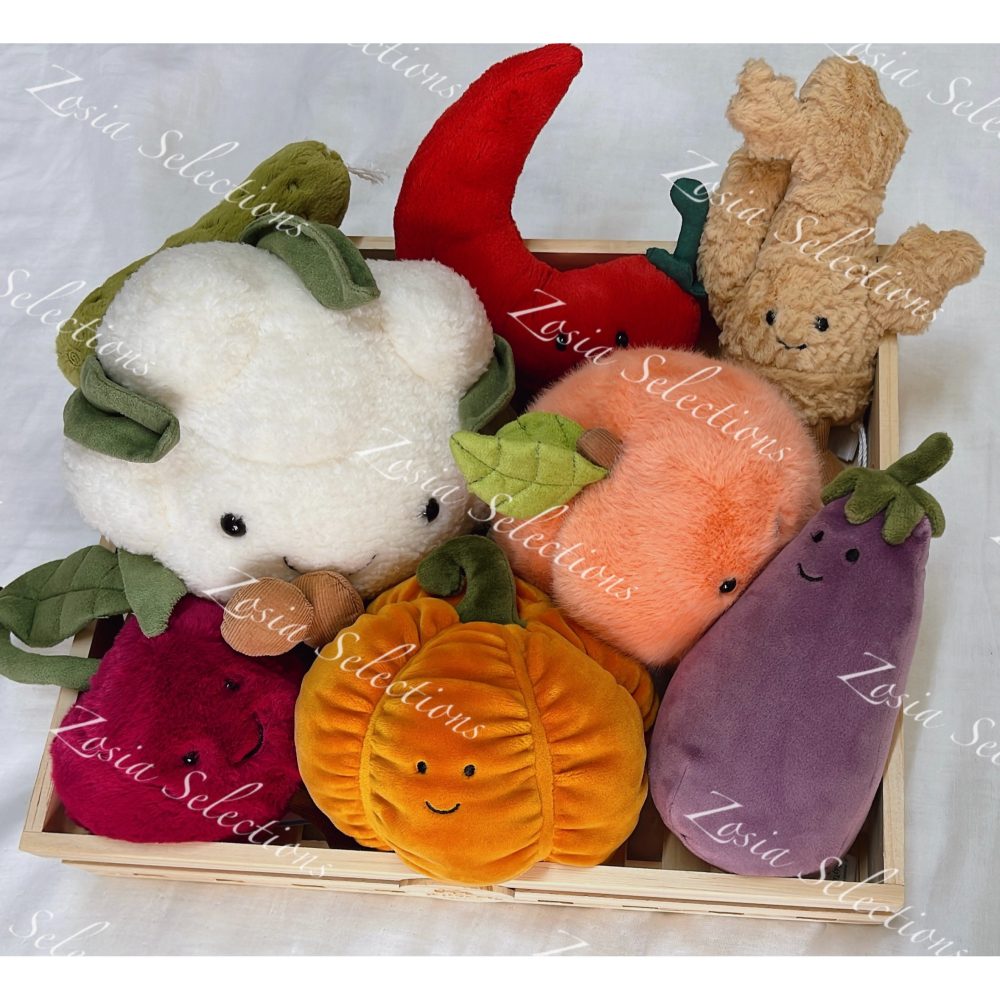 🇫🇷法國直送 Jellycat 南瓜娃娃 Vivacious Vegetable Pumpkin 蔬菜植物 絕版-細節圖3