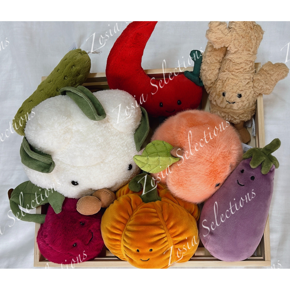 🇫🇷法國直送 Jellycat 南瓜娃娃 Vivacious Vegetable Pumpkin 蔬菜植物 絕版-細節圖4