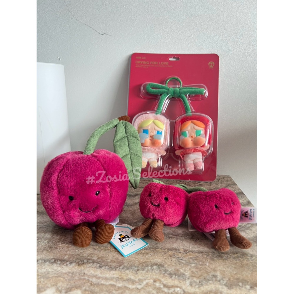 🇫🇷法國直送 Jellycat 櫻桃娃娃 Amuseables Cherry 水果玩偶娃娃-細節圖3