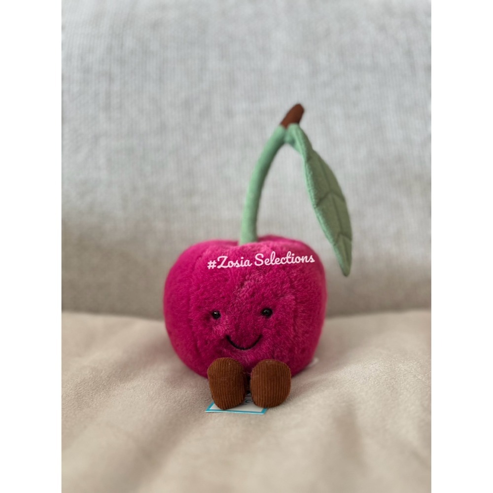 🇫🇷法國直送 Jellycat 櫻桃娃娃 Amuseables Cherry 水果玩偶娃娃-規格圖7