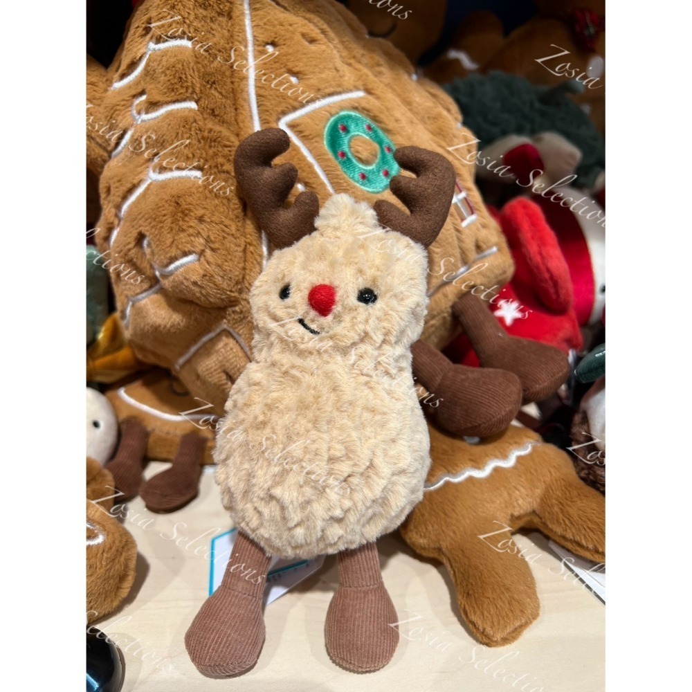 🇫🇷法國直送 Jellycat 麋鹿花生 Amuseables Peanut Reindeer 聖誕節 玩偶娃娃-細節圖4