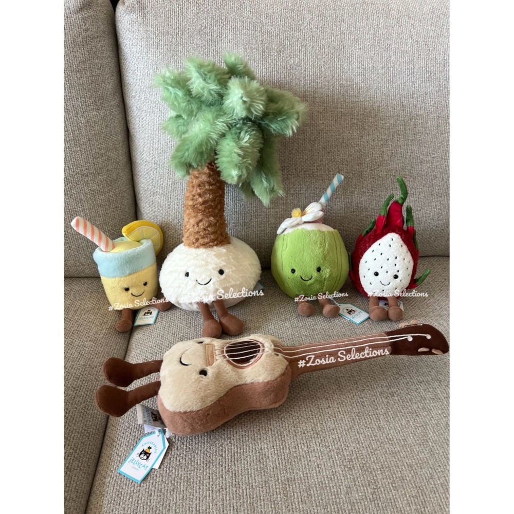 🇫🇷法國直送 Jellycat 椰子飲 Amuseables Aruba Coconut 夏日系列 娃娃玩偶-細節圖2
