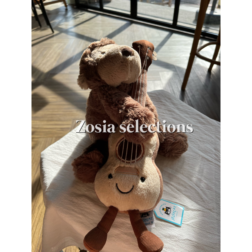 🇫🇷法國直送 Jellycat 烏克麗麗 Amuseables Ukulele 夏日系列 娃娃玩偶-細節圖3