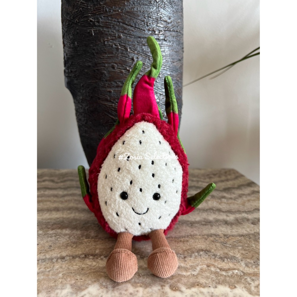 🇫🇷法國直送 Jellycat 火龍果 Amuseables Dragon Fruit 夏日系列 水果 娃娃玩偶-規格圖3