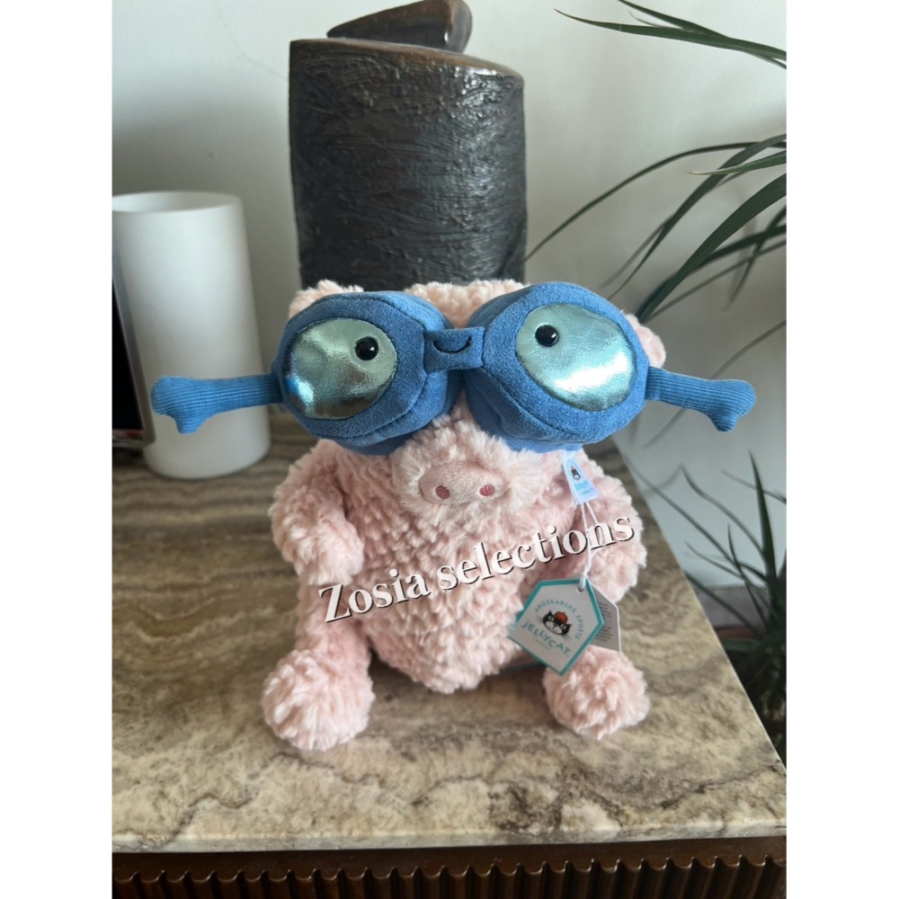 🇫🇷法國直送 Jellycat 泳鏡Amuseables Sports Swimming Goggle 娃娃 絕版-細節圖6