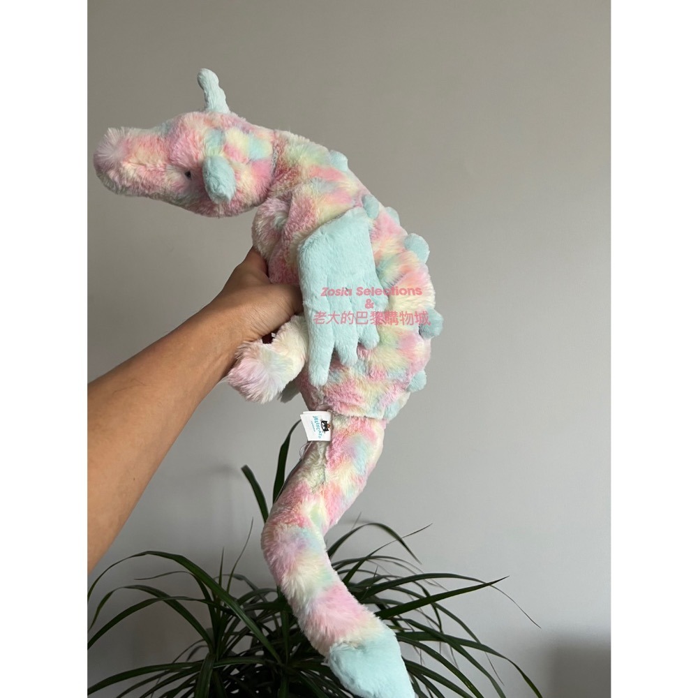 🇫🇷法國直送 Jellycat 棉花糖龍 Lazulia Dragon 繽紛雲彩龍 娃娃 玩偶-細節圖4