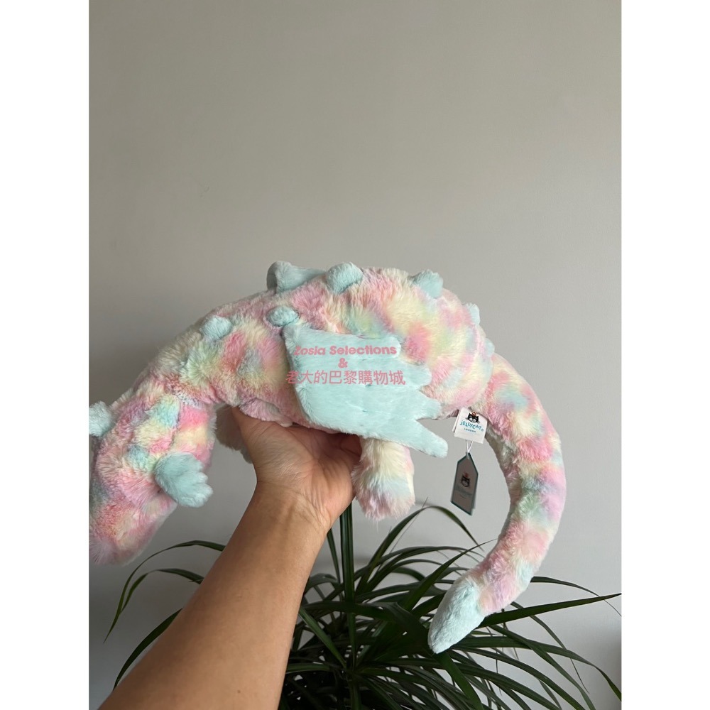 🇫🇷法國直送 Jellycat 棉花糖龍 Lazulia Dragon 繽紛雲彩龍 娃娃 玩偶-細節圖6