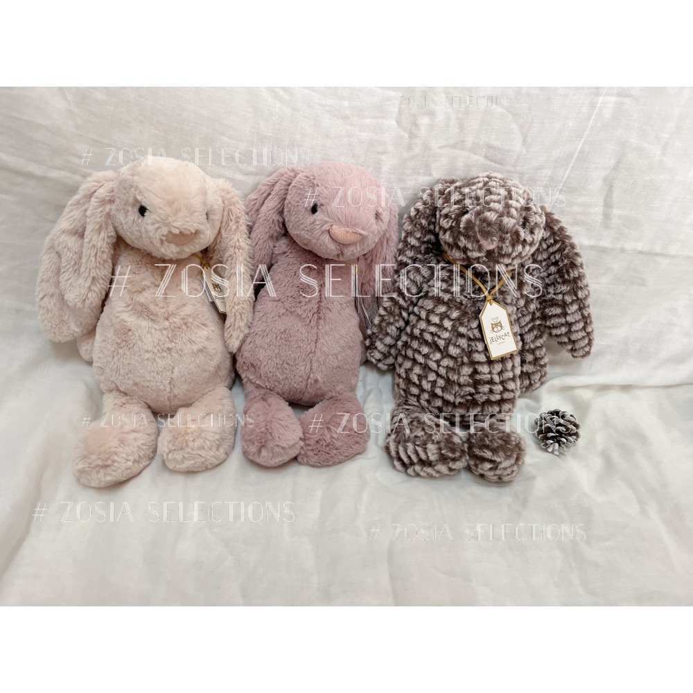 🇫🇷法國直送 Jellycat ✨金標_Rosa 玫粉兔 Bashful Luxe Bunny Rosa 兔子娃娃-細節圖4