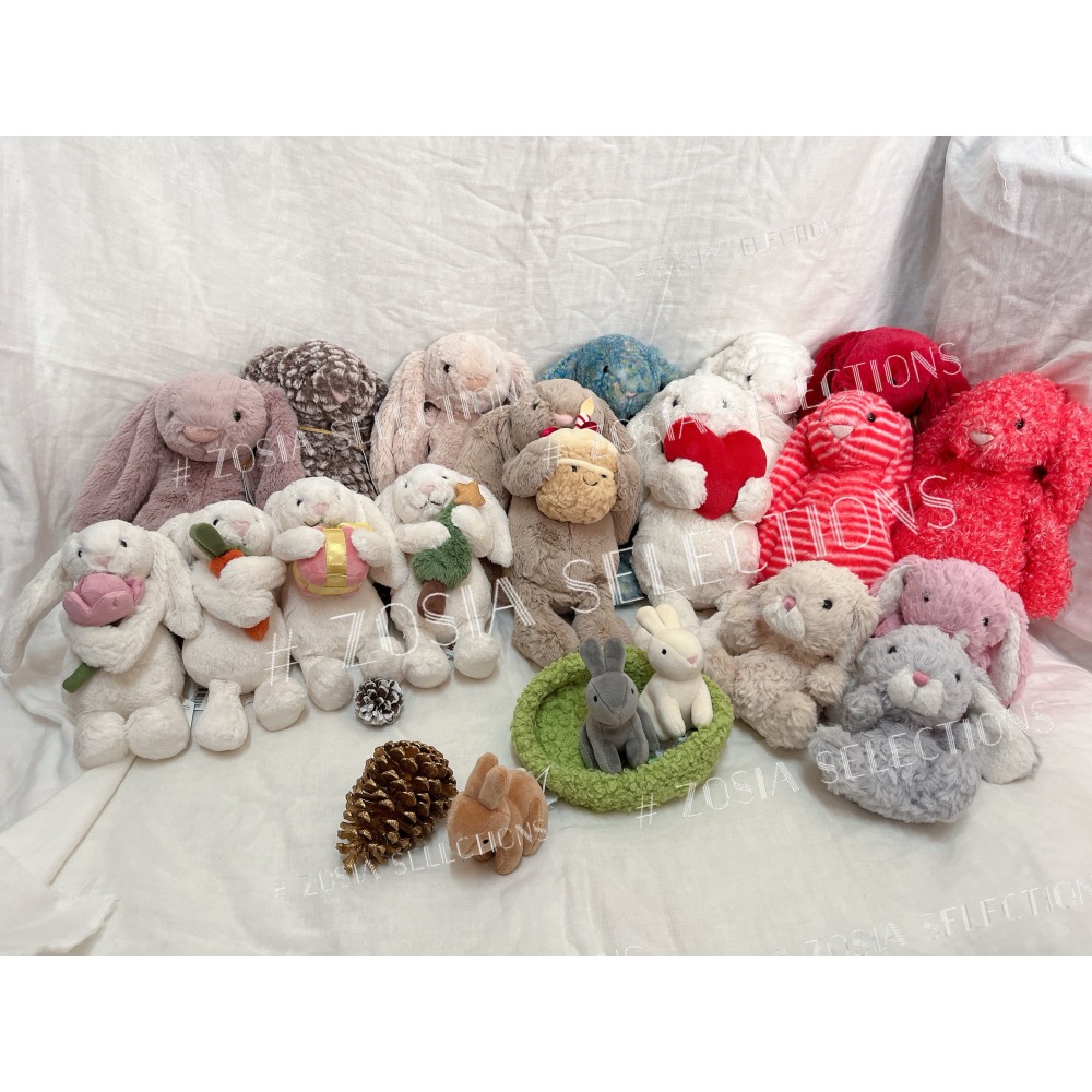 🇫🇷法國直送 Jellycat ✨金標_Rosa 玫粉兔 Bashful Luxe Bunny Rosa 兔子娃娃-細節圖5