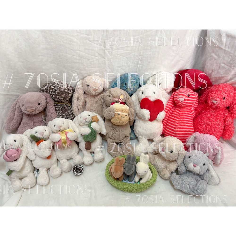 🇫🇷法國直送 Jellycat ✨金標_Rosa 玫粉兔 Bashful Luxe Bunny Rosa 兔子娃娃-細節圖6