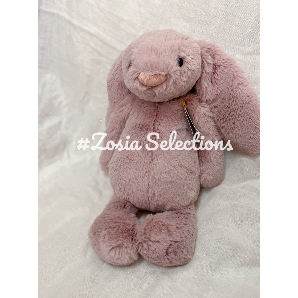 🇫🇷法國直送 Jellycat ✨金標_Rosa 玫粉兔 Bashful Luxe Bunny Rosa 兔子娃娃-規格圖6