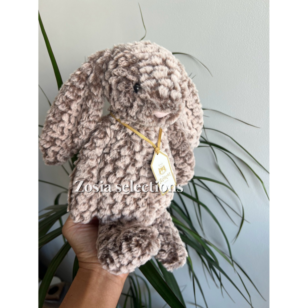 🇫🇷法國直送Jellycat✨金標_Pine 松果兔 Bashful Luxe Bunny Pine 絕版兔子娃娃-細節圖3