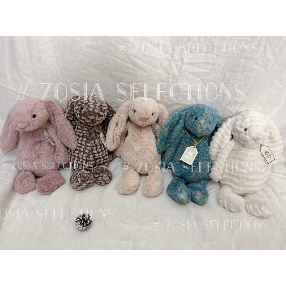 🇫🇷法國直送Jellycat✨金標_Pine 松果兔 Bashful Luxe Bunny Pine 絕版兔子娃娃-細節圖6
