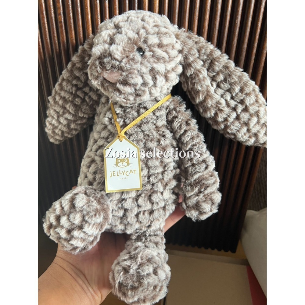 🇫🇷法國直送Jellycat✨金標_Pine 松果兔 Bashful Luxe Bunny Pine 絕版兔子娃娃-規格圖6