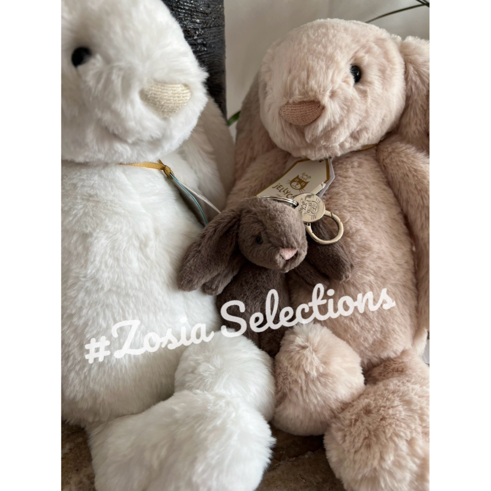 🇫🇷法國直送 Jellycat 經典_杏色奶茶兔 Bashful Beige Bunny 兔子娃娃-細節圖3