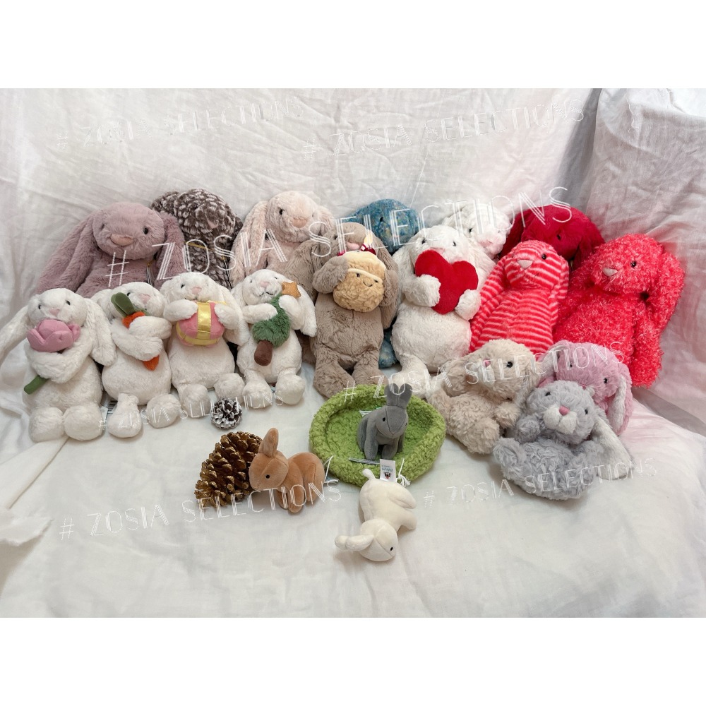 🇫🇷法國直送 Jellycat 三隻兔子巢 Nesting Bunnies 築巢兔子 絕版兔子娃娃 [築巢系列]-細節圖6