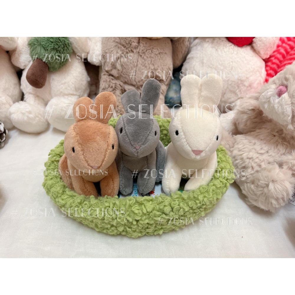 🇫🇷法國直送 Jellycat 三隻兔子巢 Nesting Bunnies 築巢兔子 絕版兔子娃娃 [築巢系列]-細節圖7