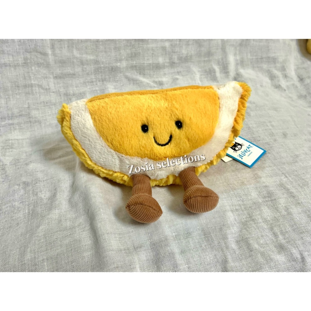 🇬🇧英國限定 Jellycat 黃檸檬娃娃 Clemont Lemon 檸檬娃娃 英國Selfridges百貨購入-細節圖3