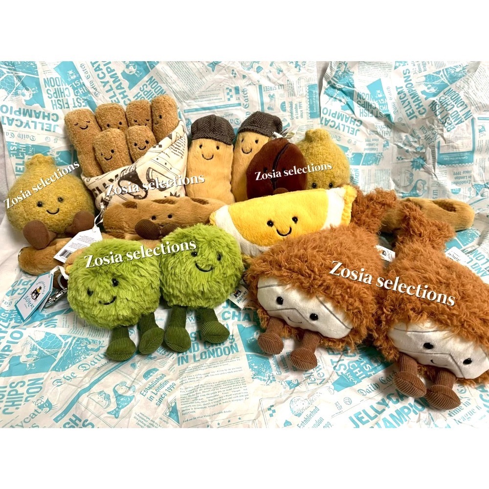 🇬🇧英國限定 Jellycat 經典炸魚 限定禮品套組 Lily Fish 娃娃 英國百貨限定-細節圖3