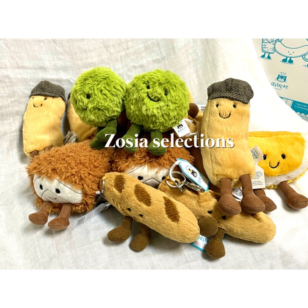 🇬🇧英國限定 Jellycat 豌豆兄弟娃娃 限定禮品套組 Dot and Peg Mushy Pea-細節圖5