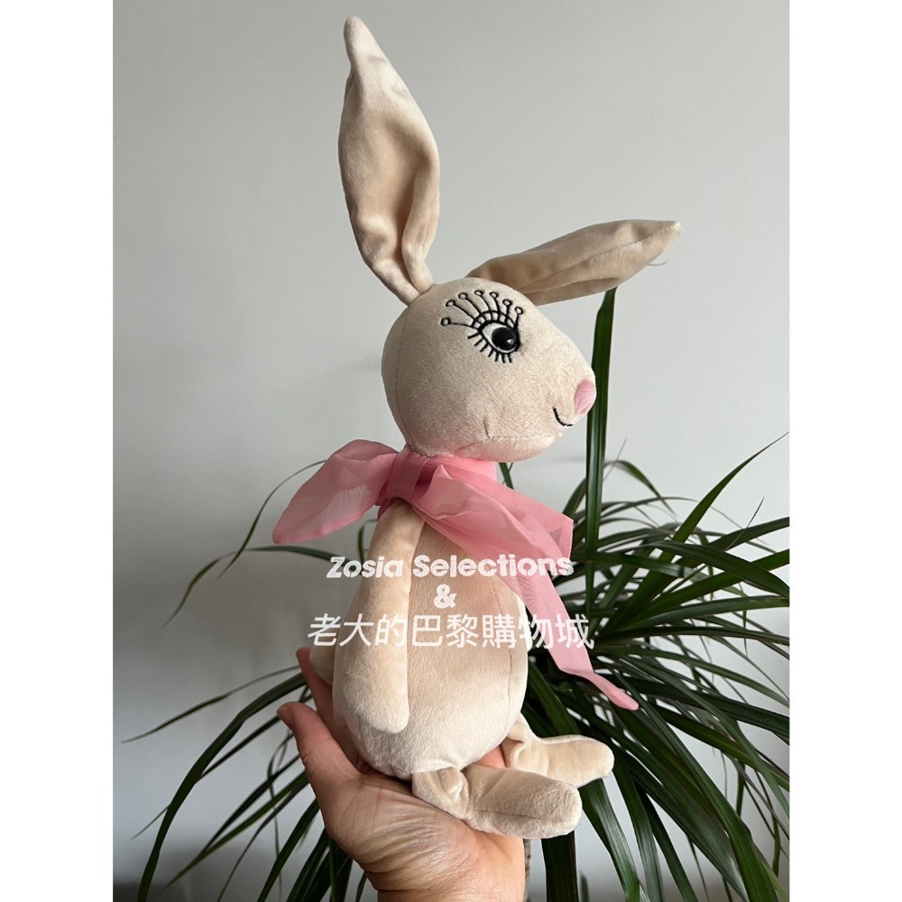 🇫🇷法國直送 Jellycat 長睫毛絲巾優雅兔娃娃 Brigitte Rabbit 退休款 絕版兔子娃娃-細節圖3