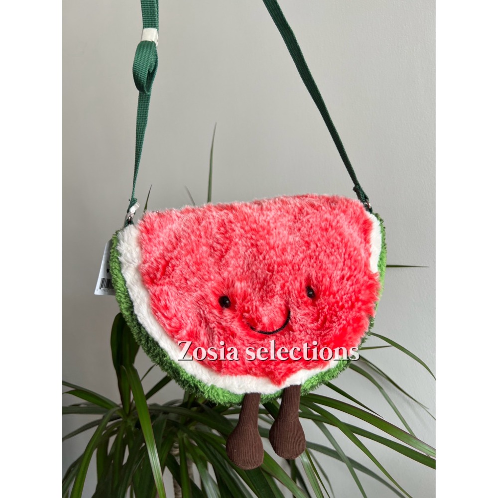 🇫🇷法國直送 Jellycat 西瓜包包 Amuseables Watermelon Bag 斜背包 退休款 絕版-規格圖3