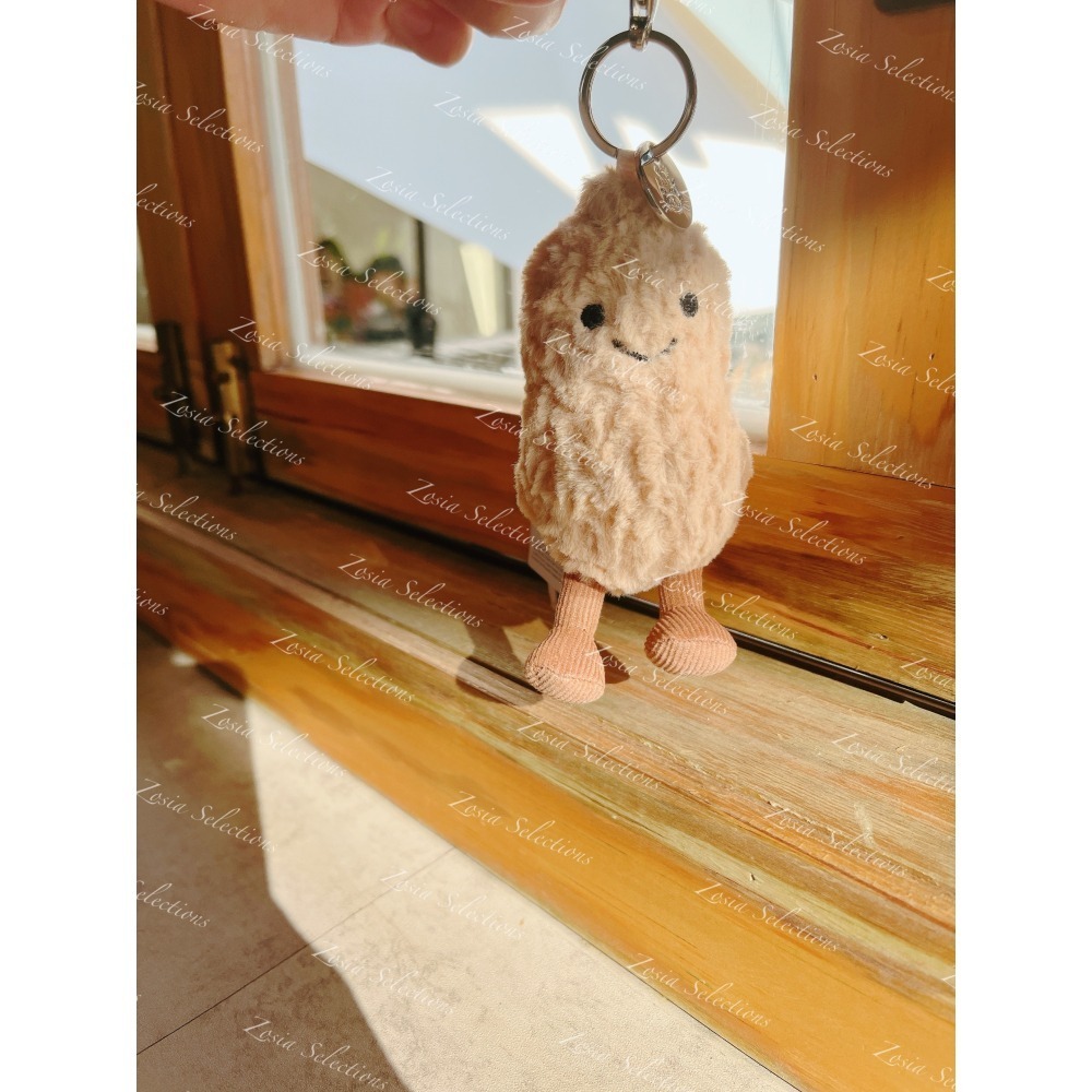 🇫🇷法國直送 Jellycat 花生吊飾| Amuseables Peanut 好事花生 [吊飾/鑰匙圈]-細節圖3