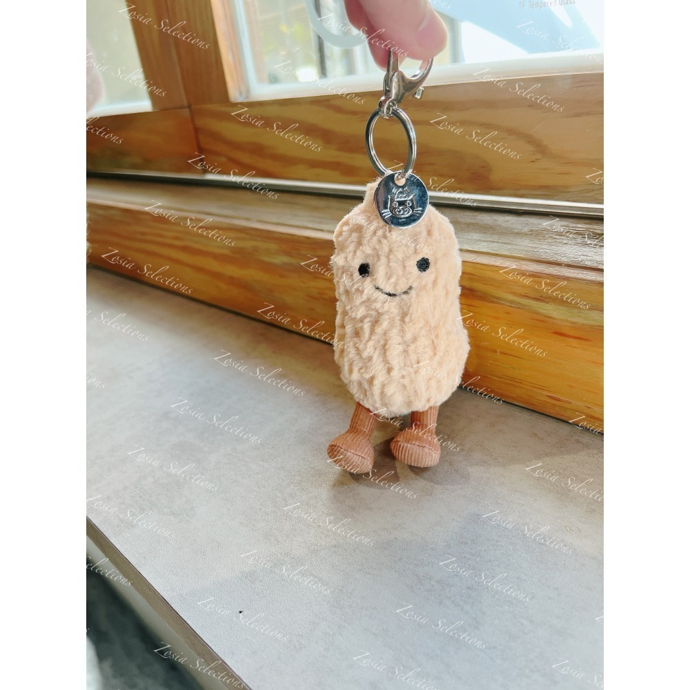 🇫🇷法國直送 Jellycat 花生吊飾| Amuseables Peanut 好事花生 [吊飾/鑰匙圈]-細節圖4