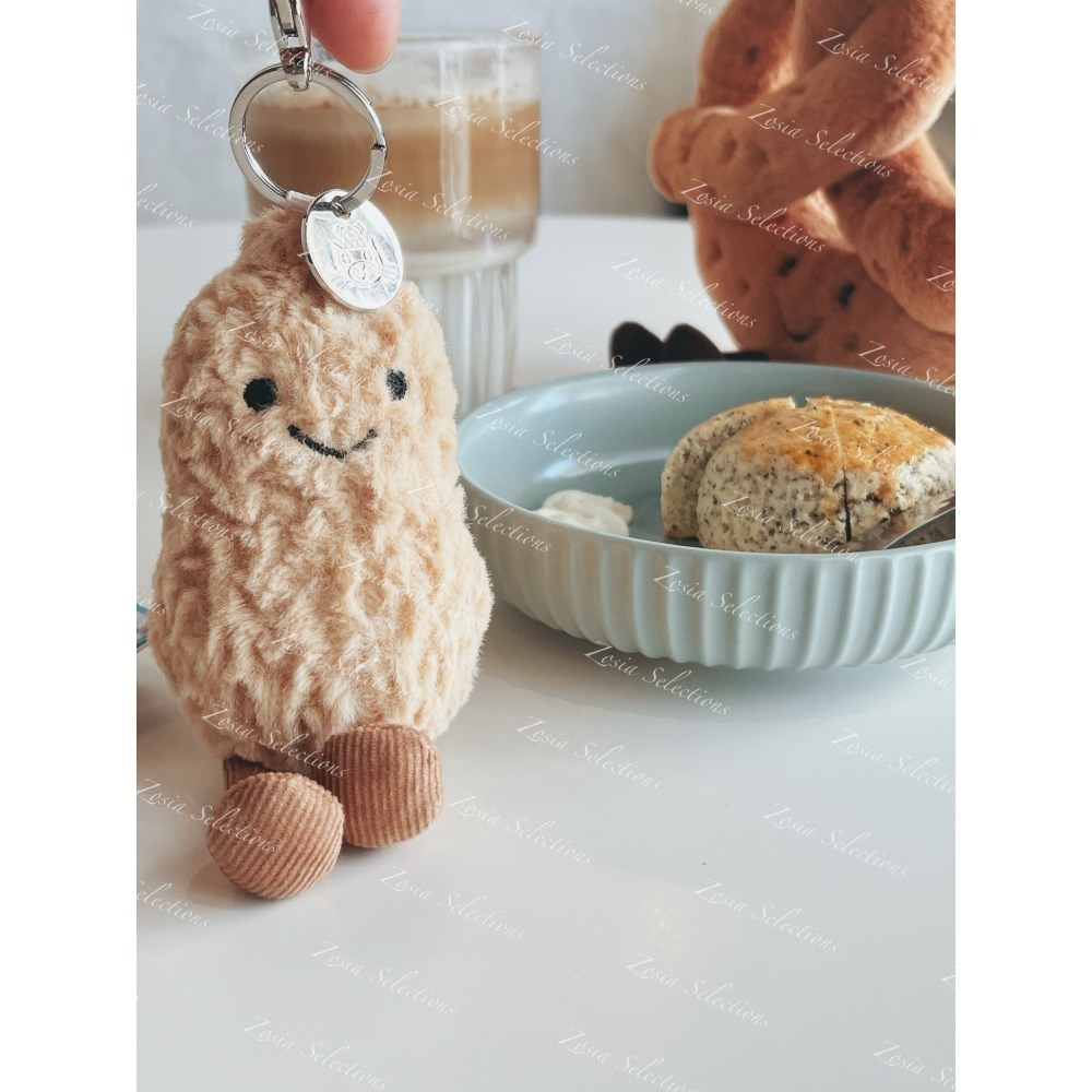 🇫🇷法國直送 Jellycat 花生吊飾| Amuseables Peanut 好事花生 [吊飾/鑰匙圈]-細節圖5